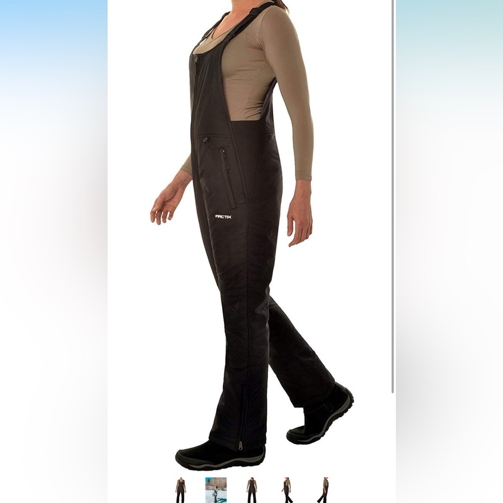 Arctix Women's Essential Insulated Snow Bib Overalls - Picture 3 of 6